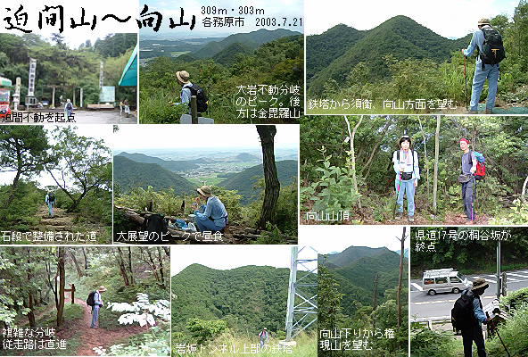迫間山~向山